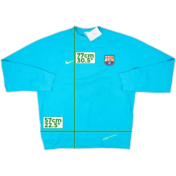 2007-08 Barcelona Nike Sweat Top (L)
