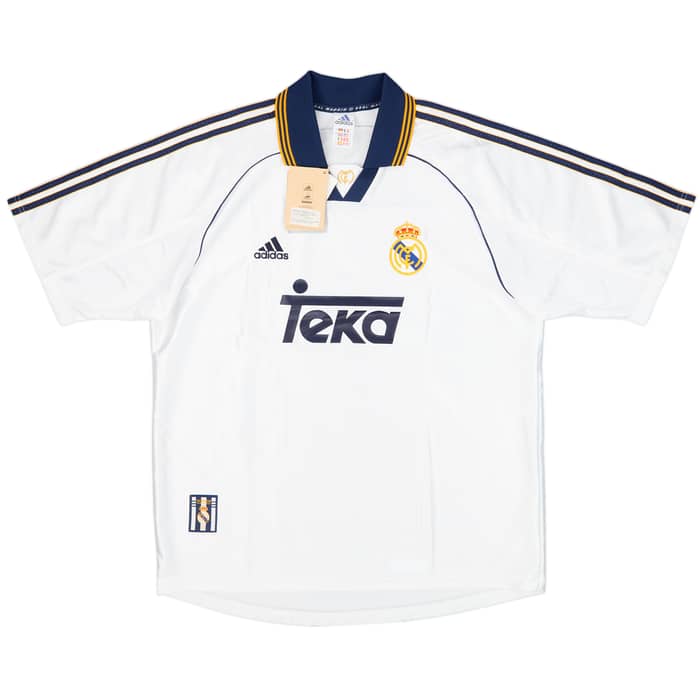 1998-00 Real Madrid Home Shirt Raul #7 (L)
