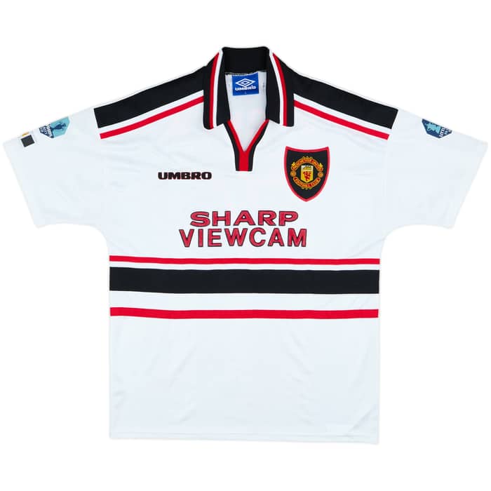 Camiseta de visitante del Manchester United 1997-99 Beckam #7 - 8/10 - (L)