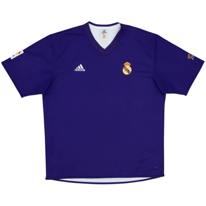 2001 Real Madrid Third Shirt Zidane #5 - 9/10 - (XL)