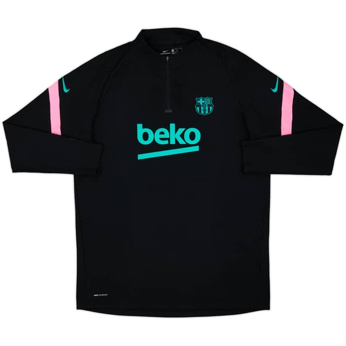 2020-21 Barcelona Nike Vaporknit 1/4 Zip Tracksuit - 7/10 - (XL)