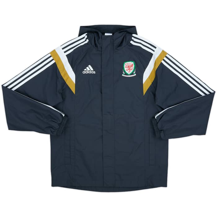 2014-15 Wales adidas Hooded Rain Jacket - 10/10 - (S)