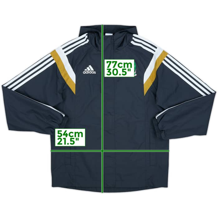 2014-15 Wales adidas Hooded Rain Jacket - 10/10 - (S)