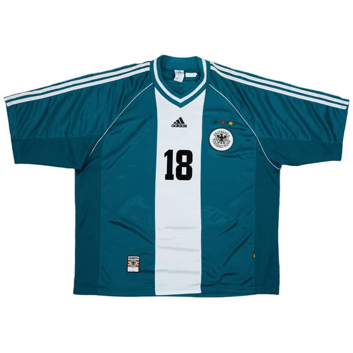 1998-00 Germany Away Shirt Klinsmann #18 - 8/10 - (XXL)