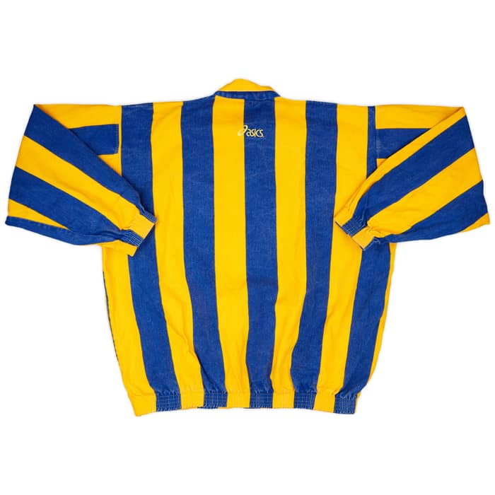 1993-94 Leeds United Asics Denim Drill Top - 8/10 - (XXL)