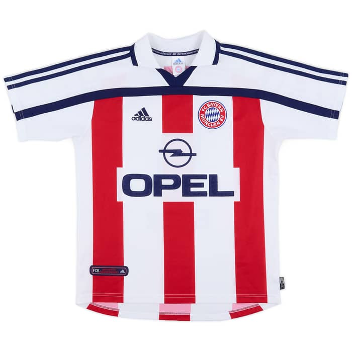 2000-01 Bayern Munich Away Shirt Elber #9 - 5/10 - (XL.Boys)