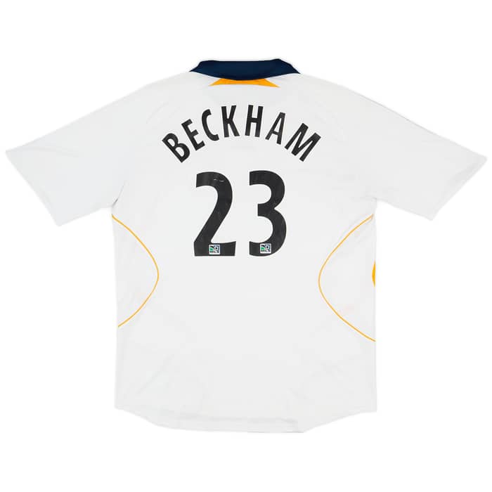 2007-08 LA Galaxy Home Shirt Beckham #23 - 4/10 - (XL)