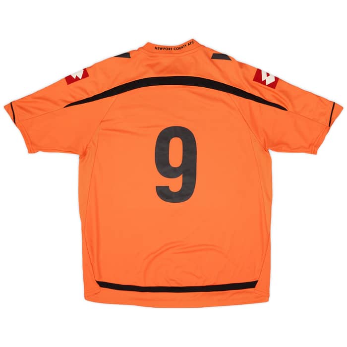 2010-11 Newport County Home Shirt #9 - 8/10 - (L)