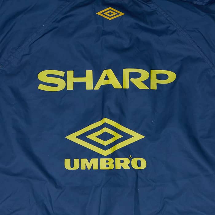 1996-98 Manchester United Umbro Hooded Rain Jacket - 8/10 - (XL)