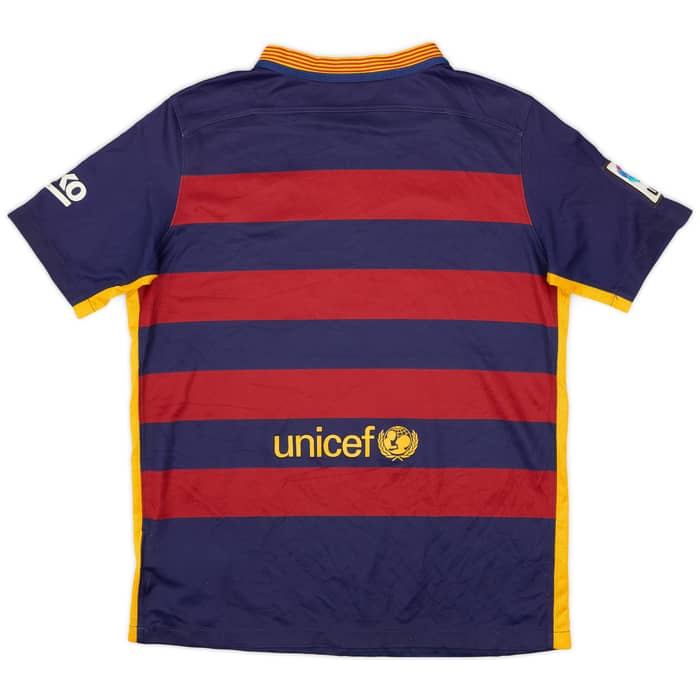 2015-16 Barcelona Home Shirt - 7/10 - (XL.Boys)