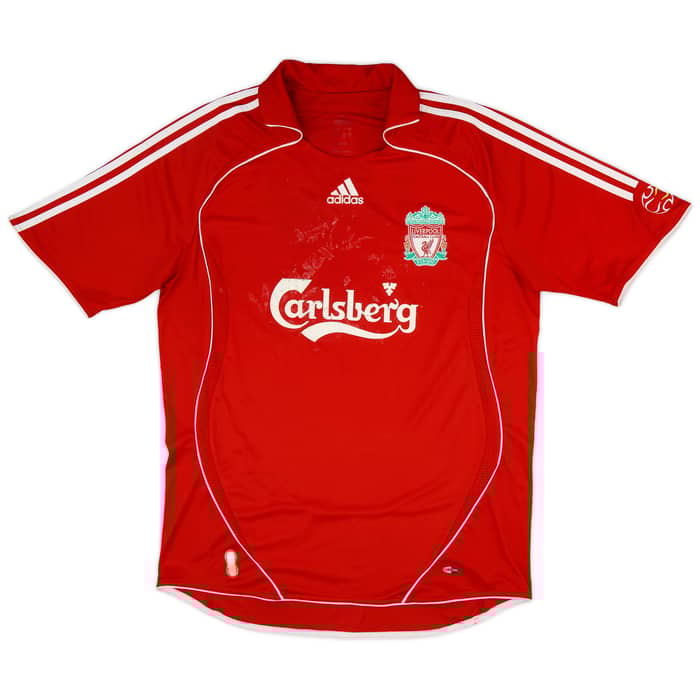 2006-08 Liverpool Home Shirt Gerrard #8 - 5/10 - (L)