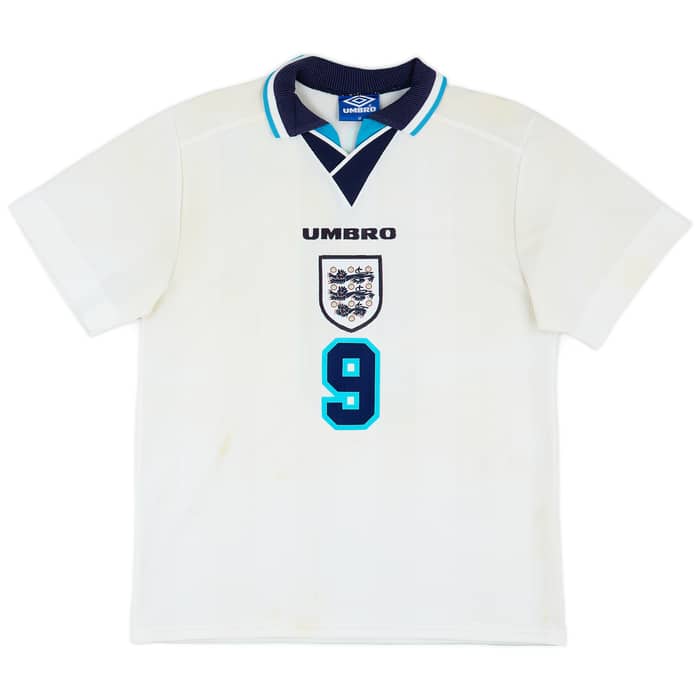 1995-97 England Home Shirt Shearer #9 - 6/10 - (M)