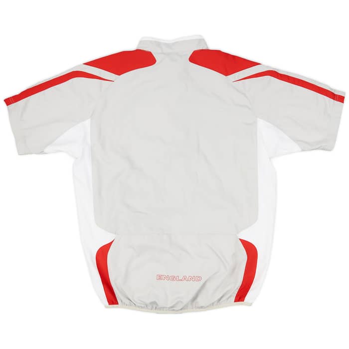 2007-08 England Umbro 1/4 Zip S/S Training Top - 8/10 - (M)
