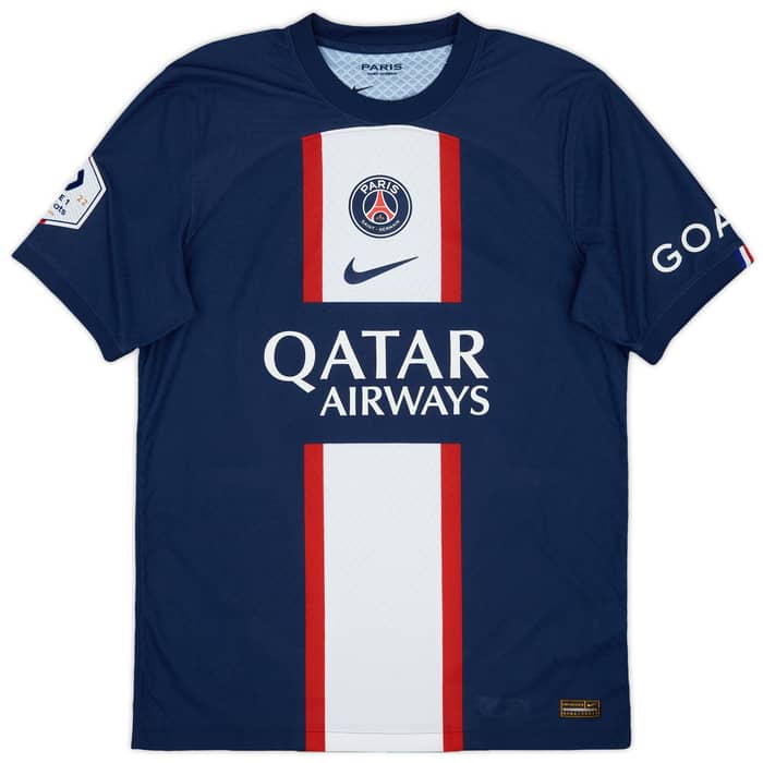2022-23 Paris Saint-Germain Player Issue Home Shirt Neymar Jr #10 - 10/10 - (M)