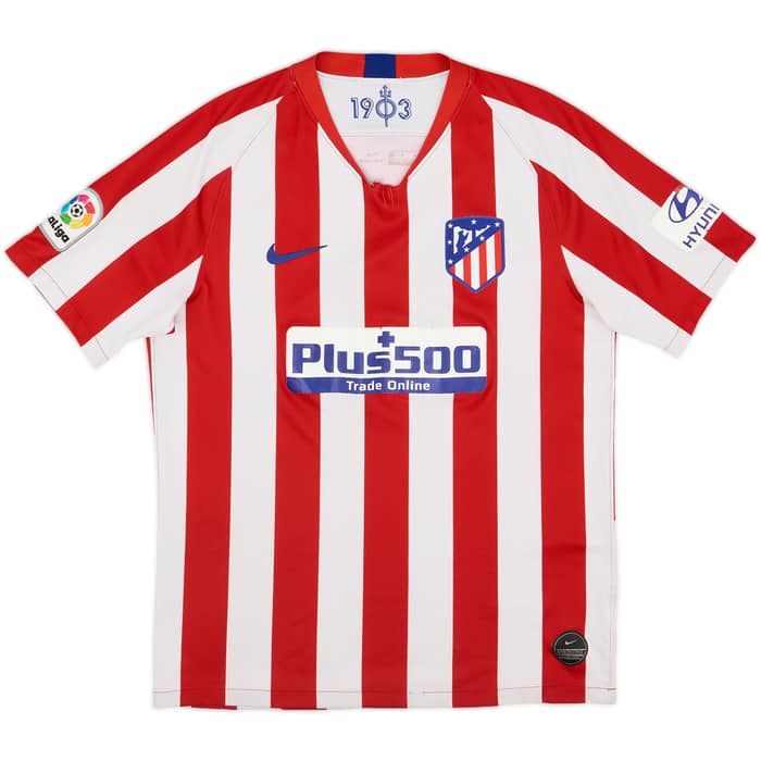 2019-20 Atletico Madrid Home Shirt - 4/10 - (M)