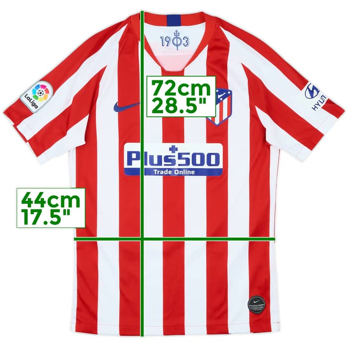 2019-20 Atletico Madrid Home Shirt - 4/10 - (S)