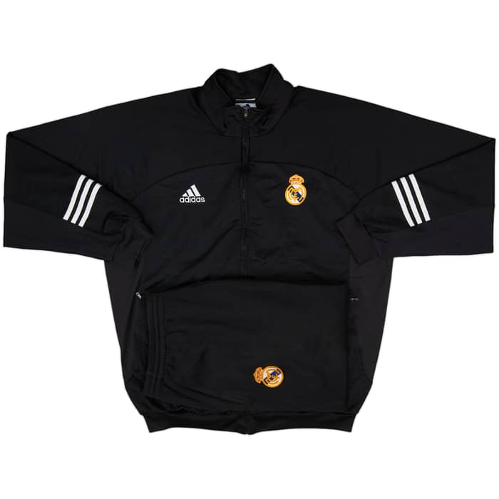 2001-02 Real Madrid adidas Tracksuit - 8/10 - (XL)