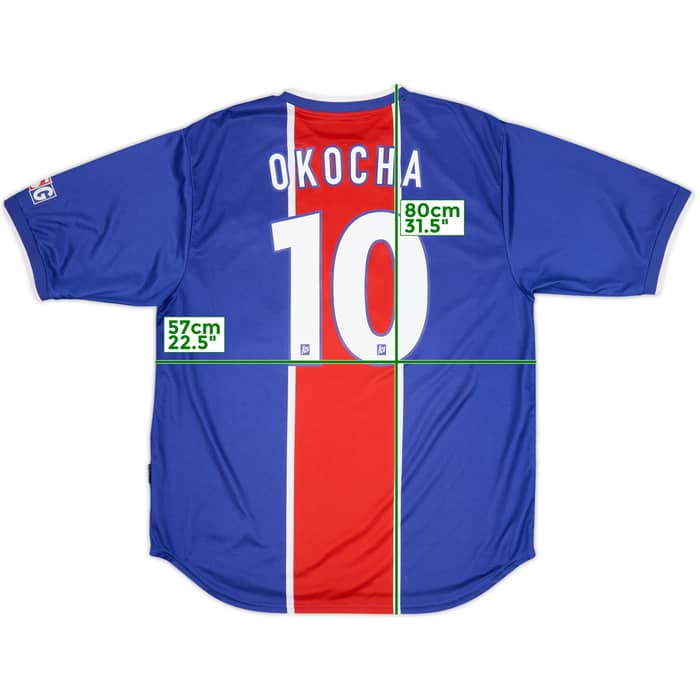 1999-00 Paris Saint-Germain Home Shirt Okocha #10 - 7/10 - (XL)
