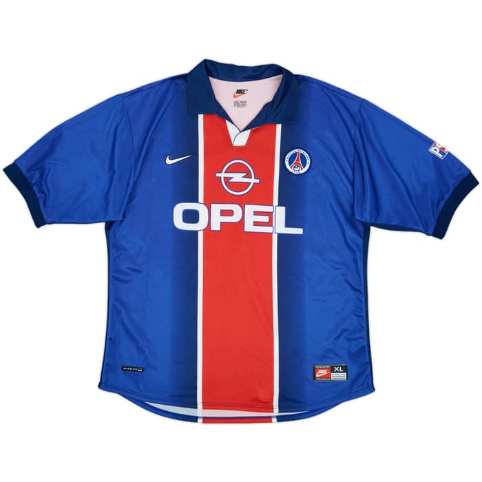 1998-99 Paris Saint-Germain Home Shirt Okocha #10 - 8/10 - (XL)