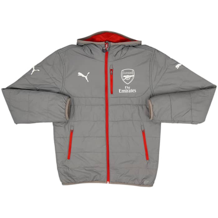 2017-18 Arsenal Puma Padded Bench Coat - 7/10 - (S)