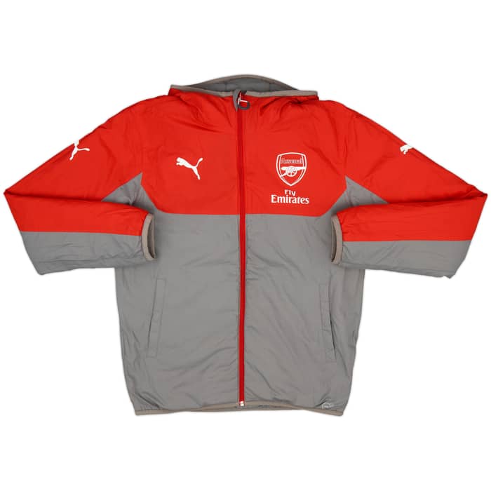 2017-18 Arsenal Puma Padded Bench Coat - 7/10 - (S)