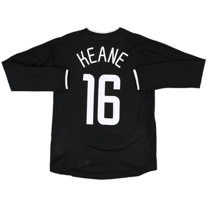2003-05 Manchester United Away L/S Shirt Keane #16 - 8/10 - (M)