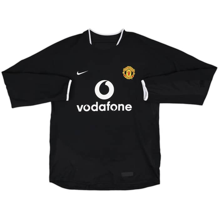 2003-05 Manchester United Away L/S Shirt Keane #16 - 8/10 - (M)