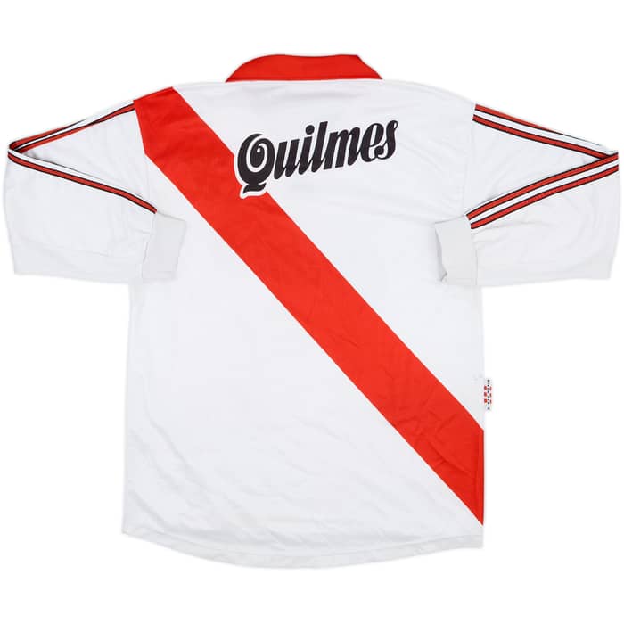 1998-99 River Plate Home L/S Shirt - 6/10 - (M)