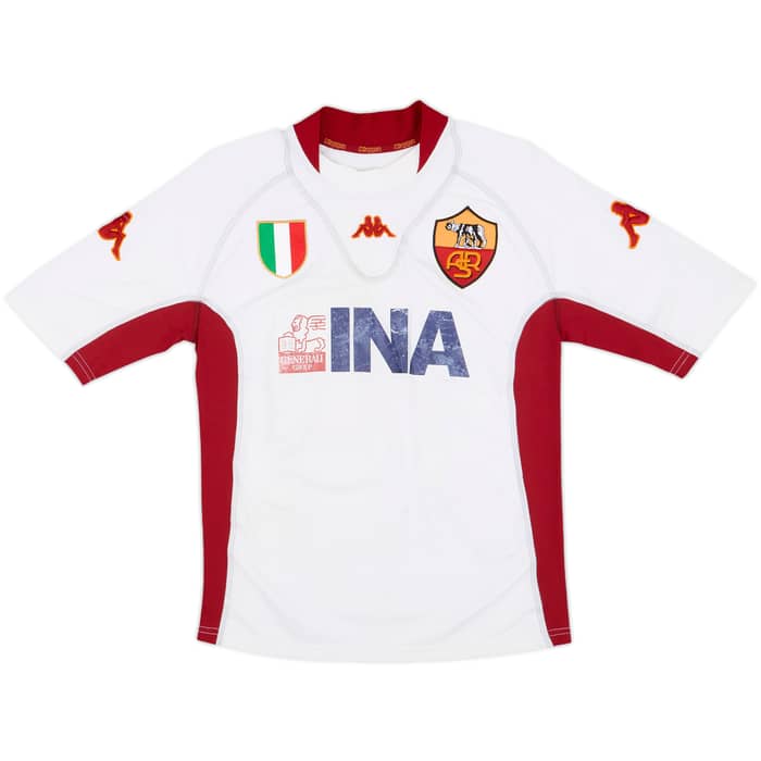 2001-02 Roma Away Shirt Totti #10 - 5/10 - (S)