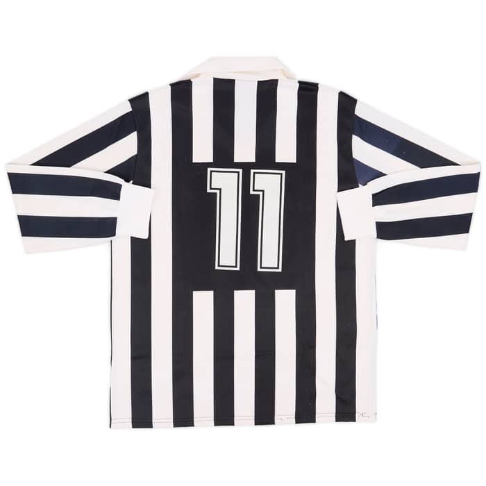 1989-90 Juventus Basic Home L/S Shirt #11 - 6/10 - (L)
