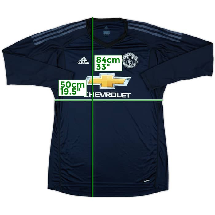 2017-18 Manchester United GK Shirt - 8/10 - (L)