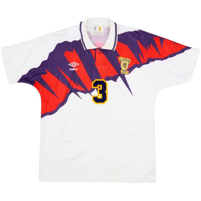 1991-93 Scotland Away Shirt McStay #3 - 8/10 - (L)