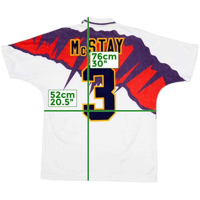 1991-93 Scotland Away Shirt McStay #3 - 8/10 - (L)