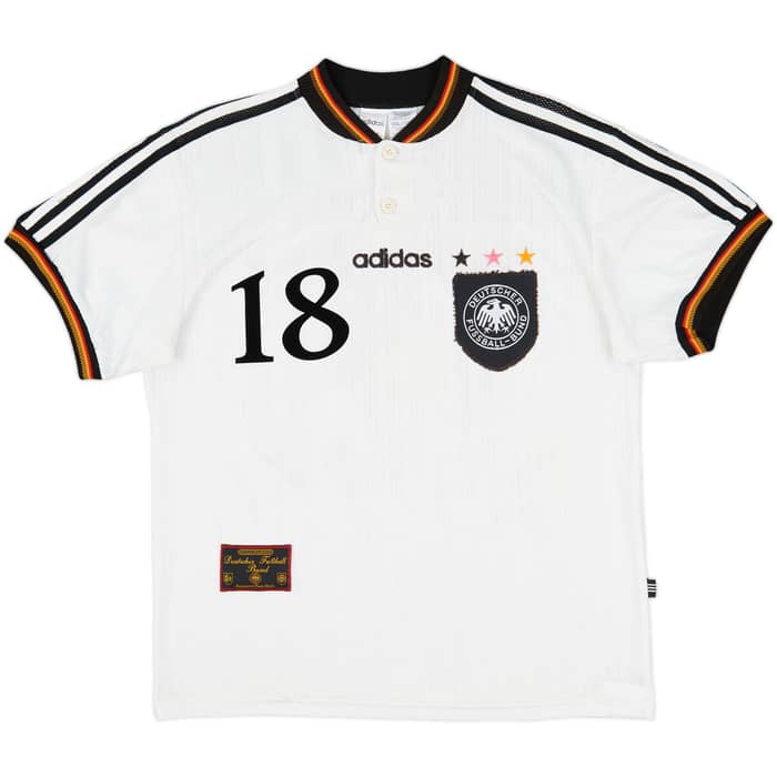 1996-98 Germany Home Shirt Klinsmann #18 - 5/10 - (M)