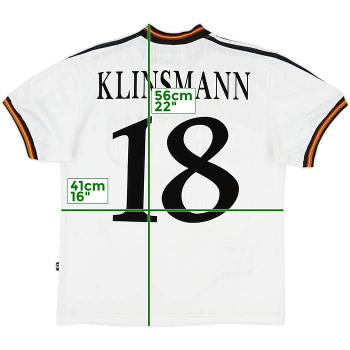 1996-98 Germany Home Shirt Klinsmann #18 - 5/10 - (M)