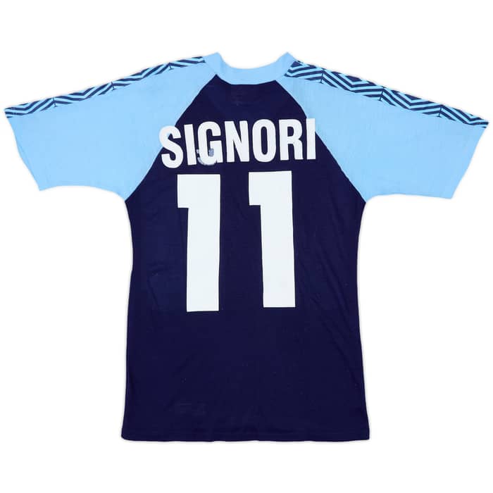 1992-93 Lazio Umbro Sweat Top Signori #11 - 6/10 - (S)