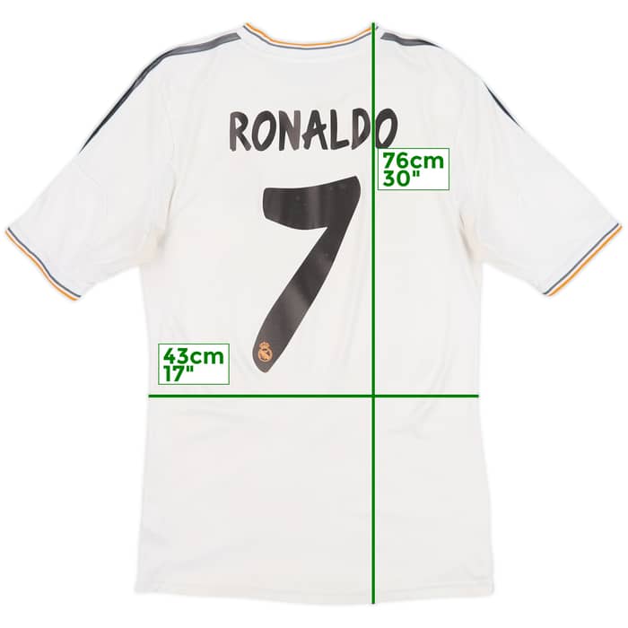 2013-14 Real Madrid Home Shirt Ronaldo #7 - 5/10 - (S)