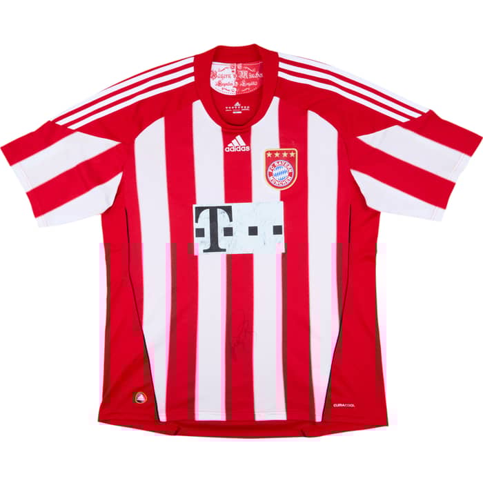 2010-11 Bayern Munich Signed Home Shirt - 5/10 - (XL)