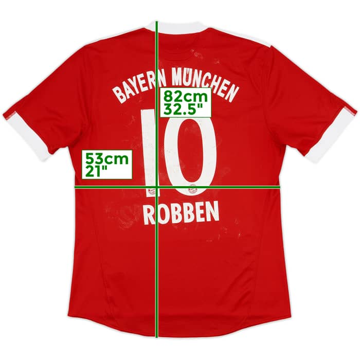 2009-10 Bayern Munich Home Shirt Robben #10 - 5/10 - (L)