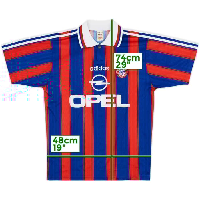 1995-97 Bayern Munich 'Squad Signed' Home Shirt - 9/10 - (S)