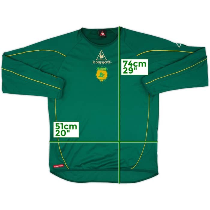 Camiseta de la tercera equipación de manga larga del Nantes 2002-03 - 5/10 - (L)