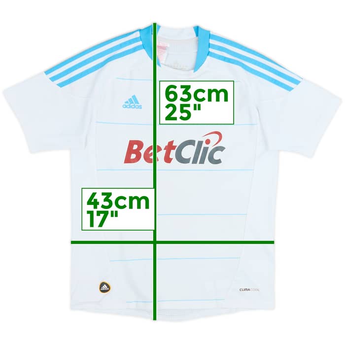 2010-11 Olympique Marseille Home Shirt - 8/10 - (11-12 Years)
