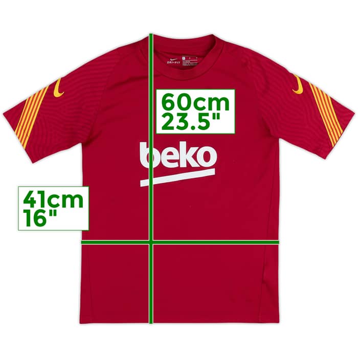 2020-21 Barcelona Nike Training Shirt - 8/10 - (13-14 Years)