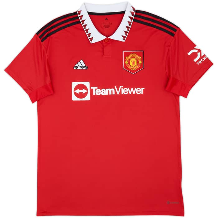 2022-23 Manchester United Home Shirt Garnacho #49 - 6/10 - (L)