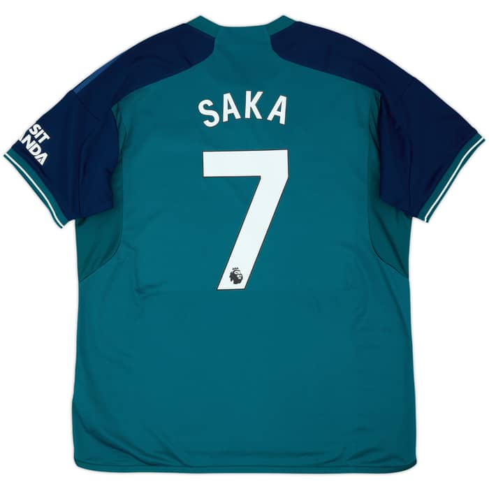 2023-24 Arsenal Third Shirt Saka #7 - 8/10 - (XL)