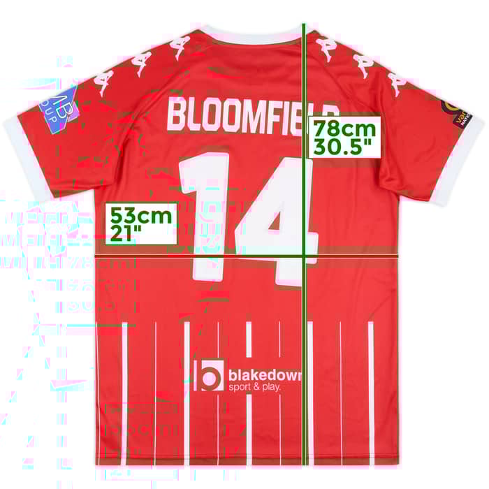 2022-23 Bromley Match Issue Away Shirt Bloomfield #14