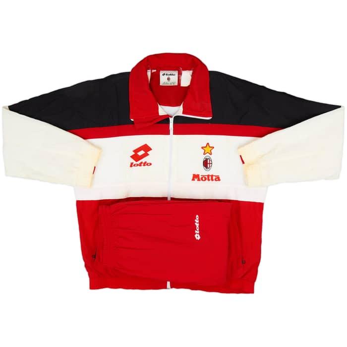 1993-94 AC Milan Lotto Tracksuit - 7/10 - (M)