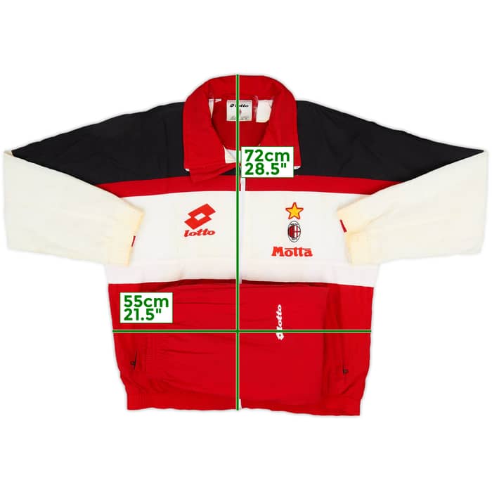 1993-94 AC Milan Lotto Tracksuit - 7/10 - (M)