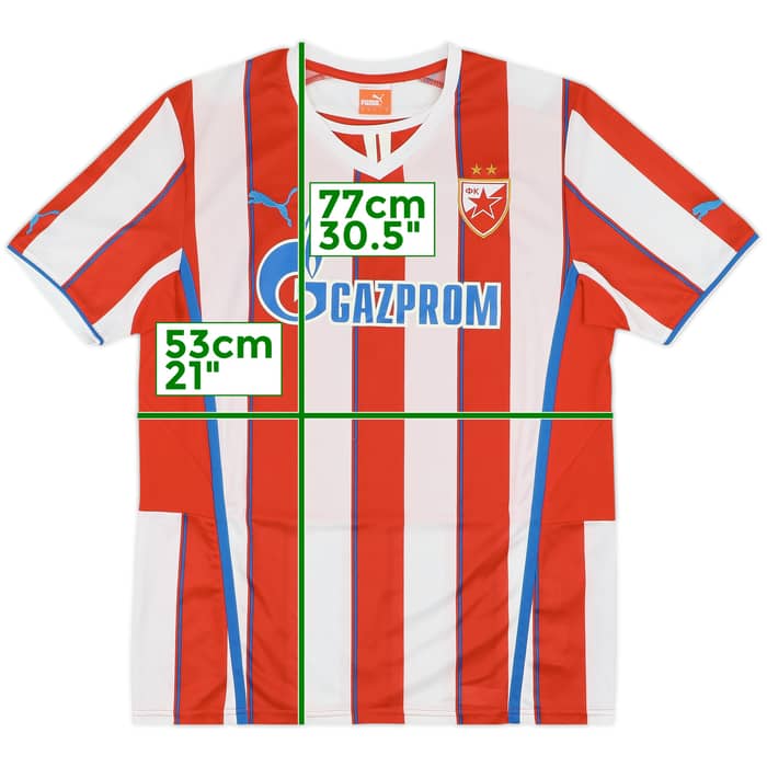 2013-14 Red Star Belgrade Home Shirt - 8/10 - (L)