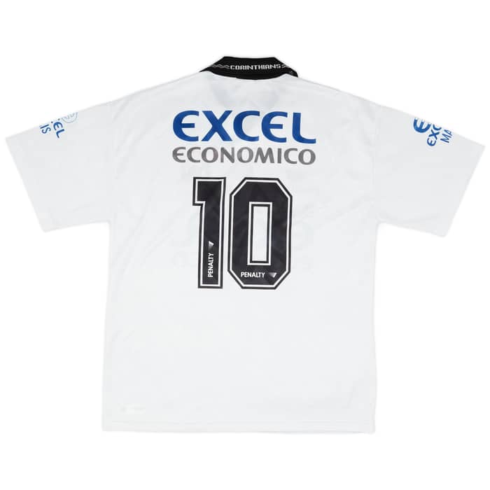 1997 Corinthians Home Shirt #10 - 8/10 - (L)